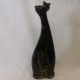Сувенир "Коты влюблённые большие" чёрные, 58 см, керамика.