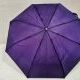 Зонт женский механический, 8 спиц, 3 сложения, однотонный, цвет - фиолетовый.