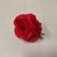 Голова розы полураскрытая 12 см, цвет - красный.