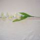 Ветка "Сакура" 10 цветков, 67 см., белая, 1 штука. ВЫПИСЫВАТЬ КРАТНО 5 ШТУКАМ.