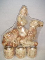 Набор винный "Шейх на верблюде", 7 предметов, керамика, 21*26 см.