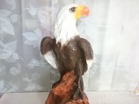 Сувенир "Орёл" цветной, 64 х 30 см, гипс.