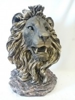 Голова Льва, 66 см, гипс.
