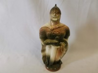 Копилка Богатырь, 35 см, керамика, цвет - коричневый.