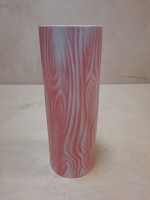 Ваза Гелиос, 40-14 см, керамика, цвет - розовый.