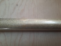 Плёнка глиттер в рулоне, 50 см*4,5 м, мятое золото.