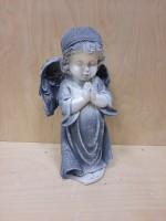 Ангел "Молитва", 35 см, цвет - античный. гипс.