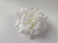 Роза 4 слоя 11 см, цена за 1 штуку. Выписывать кратно 20 штукам. Цвет - белый.