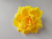Роза 4 слоя 11 см, цена за 1 штуку. Выписывать кратно 20 штукам. Цвет - жёлтый.