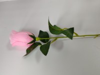 Ветка бутона розы 44 см, цена за 1 штуку. Выписывать кратно 10 штукам. Цвет - светло-розовый.