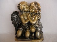 Сувенир "Два ангела" 43*33 см., гипс