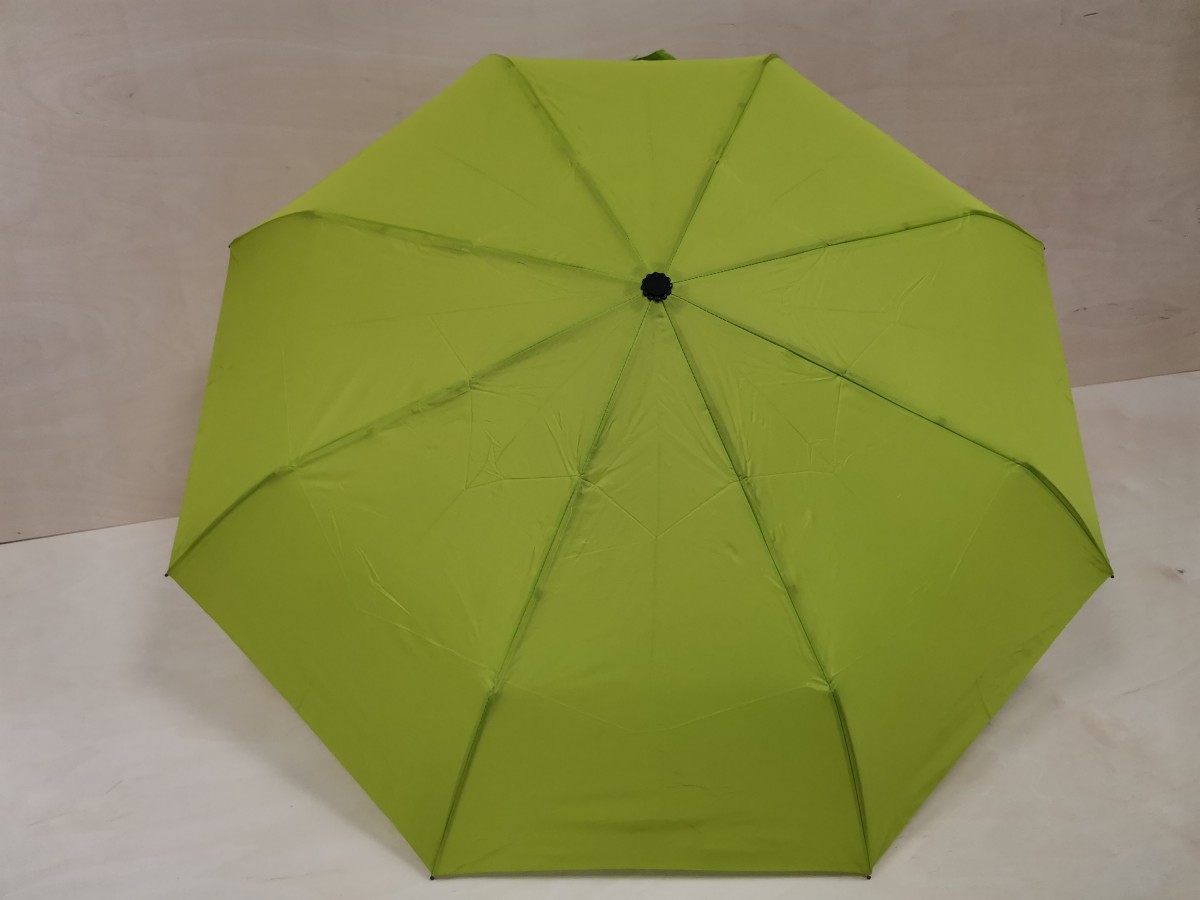 Зонт женский автомат, 8 спиц, однотонный, цвет - зелёный.