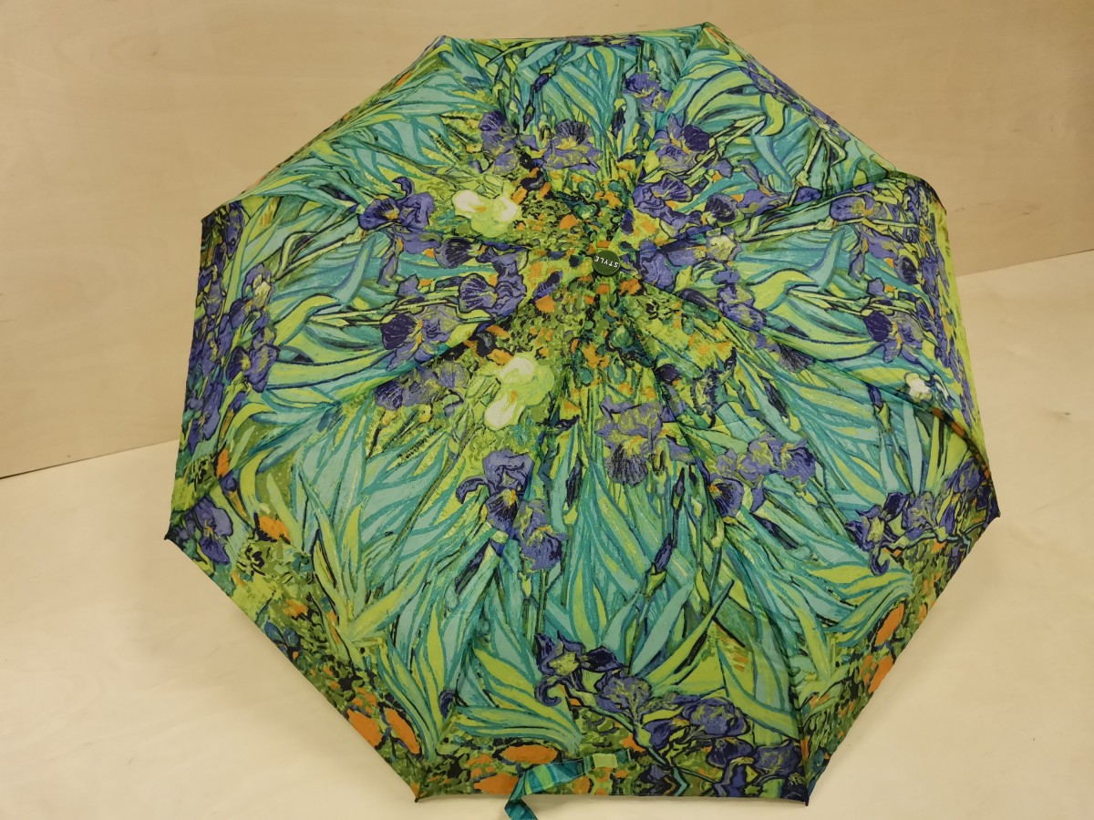 Зонт женский, полуавтомат, 8 спиц, цветной, зелёный.