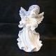 Сувенир "Ангел в платье с букетом", 24 см, гипс.