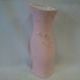 Ваза "Натали", керамика, бархат, цветы, 40 см, цвет - розовый.