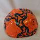 Футбольный мяч, оранжевый, рисунок в ассортименте
