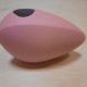 Ваза "Камень №2", керамика, бархат, 18*27*12 см, цвет - розовый.
