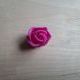 Голова розы латексная 2,2 см, цена за 1 штуку, Выписывать кратно 25 штукам. Цвет - малиновый.