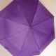 Зонт женский полуавтомат, 8 спиц, 2 сложения, однотонный. Цвет - сиреневый.