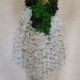Ветки Глицинии L-100 см, цена за связку из 12 штук (на фото связка), цвет - белый.