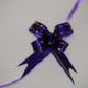 Бант-бабочка фиолетовый, 1,2 см. * 21,5 см, D=5 см., (цена за 10 штук)