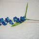 Ветка "Сакура" 10 цветков, 67 см., синяя, 1 штука. ВЫПИСЫВАТЬ КРАТНО 5 ШТУКАМ.
