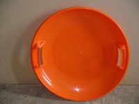 Ледянка "Тобоган" оранжевая, пластик, D=650 мм.
