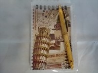 Набор подарочный: ручка + блокнот, 8*13 см.