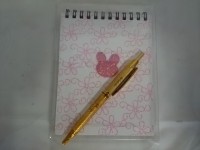Набор подарочный: ручка + блокнот, 11*14,5 см.