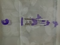 Музыка ветра "Бабочки фиолетовые", 60 см, металл, пластик.