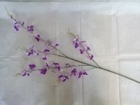 Ветка Орхидеи 93 см, фиолетовая, 1 штука.