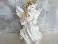 Сувенир "Ангел в платье", 35 х 20 см, гипс.