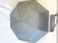 Зонт женский полуавтомат, 8 спиц, 3 сложения, однотонный.