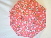 Зонт детский полуавтомат, 8 спиц, 1 сложение, цветной.