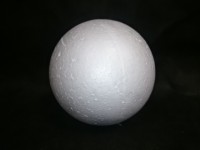Пенопластовый шар D=12 см (1 шт)