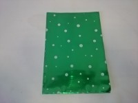Пакет цветной подарочный, 10 х 15 см, цена за 1 штуку, цвет - зелёный.
