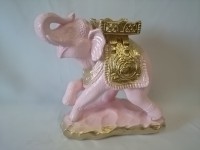 Копилка "Слон - Удача" розовый, 25 х 25 см, гипс.
