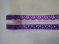 Скотч декоративный фиолетовый, 18мм *1м.