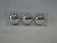 Новогодние шары, d - 7 см, набор из 3 штук.