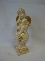 Сувенир Ангел на шаре новый, 35 см, гипс.