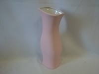 Ваза "Натали", керамика, бархат, 40 см, цвет - розовый.