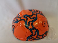 Футбольный мяч, оранжевый, рисунок в ассортименте