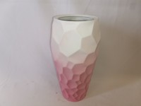 Ваза "Алькор", 36*16 см, керамика, цвет - розовый.