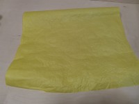 Бумага жатая Эколюкс, влагостойкая, 70 см*5 м, цвет -жёлтый.