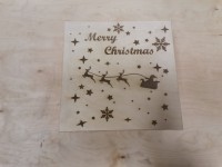 Коробка подарочная "Merry Christmas", 20*20*8 см.