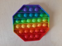 Игрушка Антистресс Pop-it, 12 см, форма многоугольника.