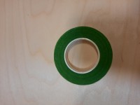 Тэйп лента, 12 мм*30 ярдов, цвет - светло-зелёный.