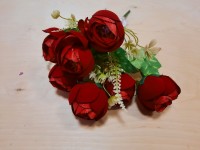 Букет красных роз, 7 бутонов, 32 см, цена за 1 букет. Выписывать кратно 2 штукам.