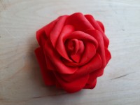 Голова розы латексная 8 см красная, цена за 1 штуку. Выписывать кратно 25 штукам.