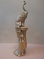 Колонна "Жар-птица", h - 117 см, цвет - слоновая кость.